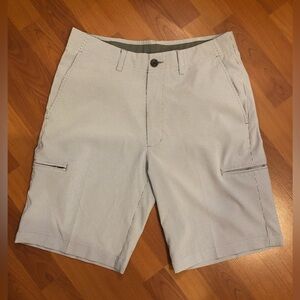 Men's blue and white shorts
